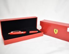 A boxed Sheaffer 300 Rossi Corsa converter fill fountain pen. Made for Ferarri having Sheaffer M
