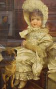 After Philip Richard Morris (1836-1902), coloured print, 'Quite Ready', framed and under glass, 72cm