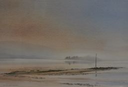 *Local Interest - G. Douglas Hyslop (20th Century, British), a watercolour, 'Chapel Island,