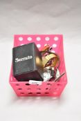 A small collection of designer style wristwatches, a Serrato gold coloured wristwatch, and others by