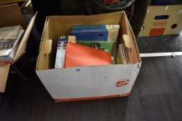 A box of railway and other related publications, to include a Bradshaw's July 1922 Railway Guide,