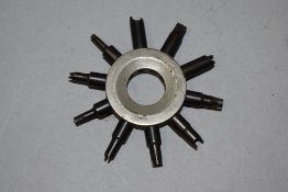 A vintage sleeve bench key.