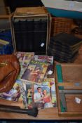 A selection of vintage volumes of The Modern Motor Engineer, Hawkins Electrical guide and vintage