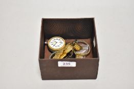 A gentleman's Rotary wristwatch, with Quartz movement, having a square dial with baton markers,