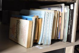 A selection of reading material, to include 'Teach Yourself' handwriting books, graphology, and