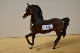 A Beswick Pottery Palamino prancing Arab tudy.
