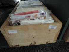 ISLE OF MAN & JERSEY 1990s - MID 2000's COLLECTION OF PRES PACKS & FDC's Wooden box with several