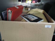 BOX OF WORLD STAMPS AND COLLECTIONS, ALL ERAS MINT & USED Box with various collections, part