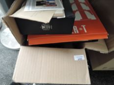 GB + SOME CHANNEL ISLANDS, BOX OF FIRST DAY COVERS AND POSTAL HISTORY IN 6 ALBUMS + LOOSE Box with 6