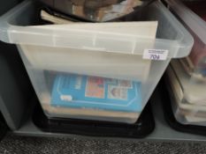 BOX WITH VARIOUS WORLD COLLECTIONS INCLUDING ASIA & MIDDLE EAST Tub with in apx 7 collections in