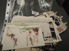 PICTURE POSTCARDS, MIXED COLLECTION IN PLEASTIC SLEEVE Small mixed PPC collection largely