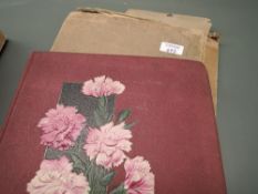 VINTAGE POST CARD ALBUM WITH APX 300 CARDS, INCLUDING ASIA, CUMBRIA ETC Fascinating looking album