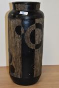 A mid-20th Century West German or West German style vase, having a repeating abstract design on
