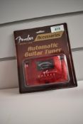 A Fender guitar tuner