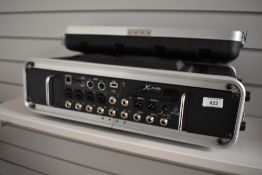 A Behringer X Air XR12 channel wireless mixer, in single rackmount flight case