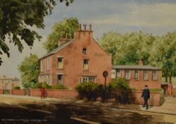 *Local Interest - Richard Irving (20th Century, British), gouache, 'Old Vicarage, Owen Road,