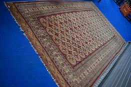 A traditional carpet square