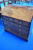 A 19th Century mahogany bureau