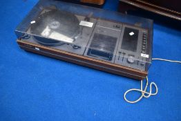 A vintage Sharp music centre (no speakers)