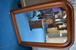 A modern wall mirror