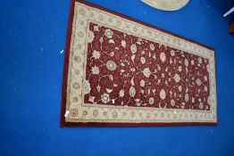 A modern fireside rug, 150 x 80