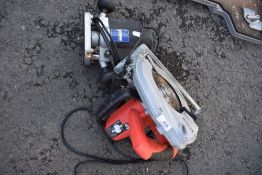 An Einhell chopsaw and a Nu Tool router
