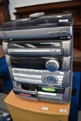 An Aiwa stacking system and speakers