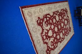 A modern Ziegler type rug, approx 294 x 206cm