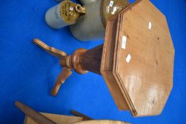 A traditional pine sewing table