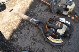 A Homelite petrol leaf blower