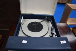 A vintage fidelity portable record player