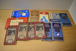 A selection of maps, of interest to Scotland, Cornwall, Lands end and Lizard, Plymouth, Sidmouth