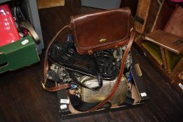 A collection of high quality ladies handbags, including tan leather 'The Bridge' bag, Fiorelli and