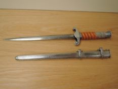 A German Third Reich Officers Dress Dagger by Siegfried Waffen Ernst Pack and Sohne M.b.H