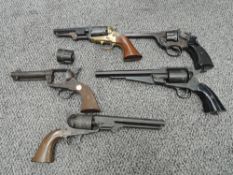 Five reproduction Western Style Revolvers, some af, purchaser must be over the age of 18