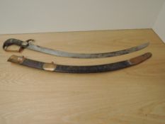 A 19th century British Light Calvary Sword by Hawkes & Co London Manufacturers to the Queen, leather