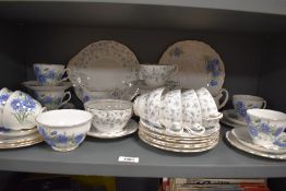 A Royal Standard 'Vanity Fair' part tea service (21 pieces approx) and a Royal Vale part tea service