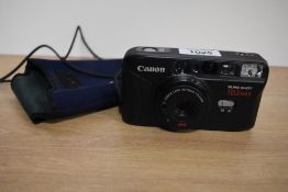 A Canon Sureshot Telemax camera with Canon 38/70mm 1:3,5/6,0 lens