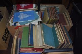 Three cartons of mainly musical genre including Church and Ecclesiastical interest and Music