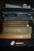 A small carton books comprising of 'Old Glass and How to Collect it', 'Great Engravers' etc.