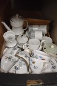 A Colclough part tea service in autumnal colours (19 pieces approx) sold along with Loucky coffee