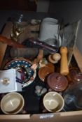 A miscellaneous assortment of items to include Royal Mint silver sixpence in presentation box, a