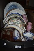 A collection of assorted display and tea plates etc.