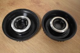 Two Zeiss Ikon Pantar 1:2,8 45mm lenses