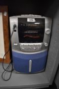 An Alba stereo/radio/cassette player.