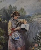 19th Century British School, a pair of aquatint prints, Two portrayals of Victorian subject