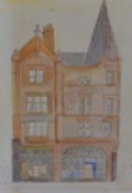 R.R. Shaw (20th Century, British), a watercolour, Regent Road Dental Clinic, signed to the lower