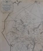 *Local Interest - A late 20th Century map, 'The National Trust In The North West', indicating points