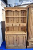 A natural pine dresser of nice proportions