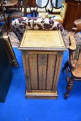 A Victorian Aesthetic movement pot cupboard